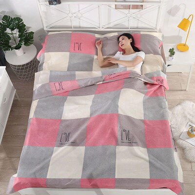 Portable Travel Sleeping Bag Hotel Isolation Sheet Cover Bus