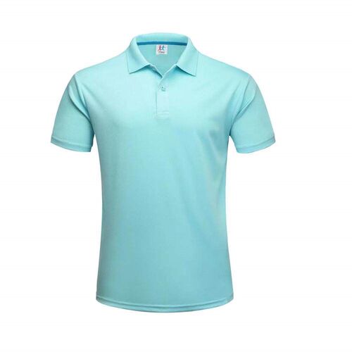 Quick-drying Mesh Mens Polo Shirt Lapel Short-sleeved Workw