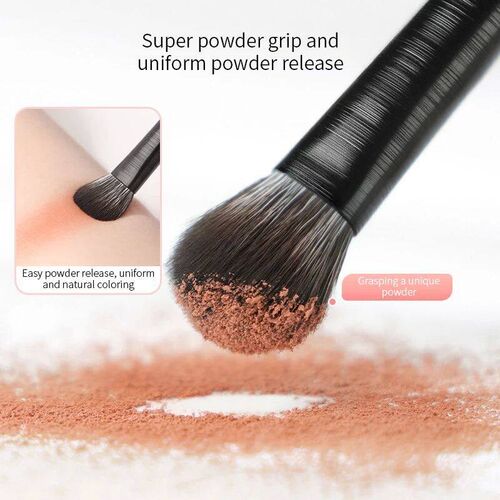 Natural Eye Makeup Brushes Set Eyeshadow Brush Eyebrow Conto