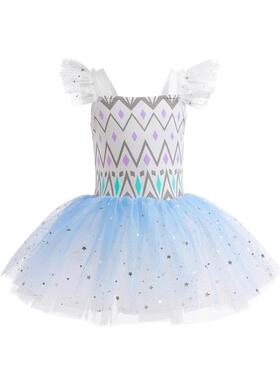 Childrens ballet dance clothing can be opened, girls princ