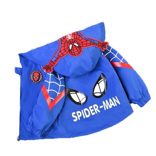 New Spring Autumn Red Blue SpiderMan Thin style Children cos