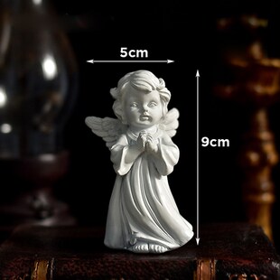Cute Resin Fairy Girl Angel Figurine Peaceful Prayer Sculptu