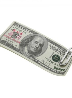 Money Clips Creative Stainless Steel Metal Paper Clip Holder