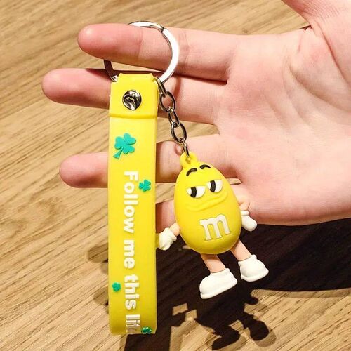 Web Celebrity Hot Style Key Chains Cute M Bean Cartoon Keych