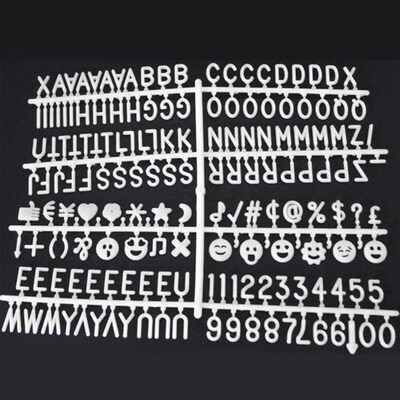 Kids Message Sign Numbers Changeable English Alphabet