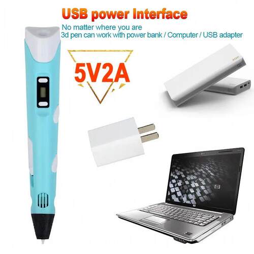3D Pen for Children 3D Drawing Printing Pen with LCD Screen