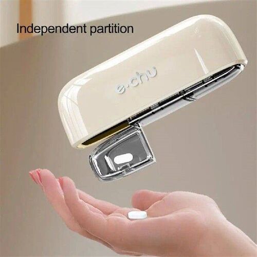 3 Grids Pill Cases Organizer Box, Mini Portable Pill