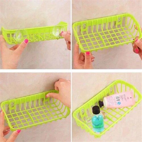 Drainage Racks Plastic Shelf Basket Holder Sink Dishcloth