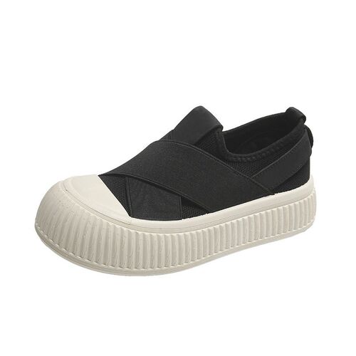 2025ins Breathable White Shoes Womens rendy Student Platfor