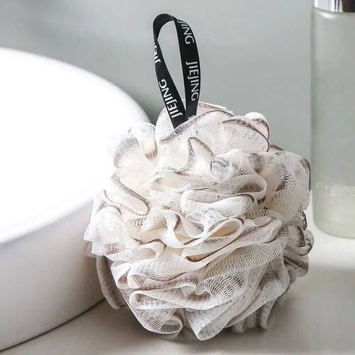 Soft Mesh Bath Sponge Balls Comfortable Large Flower Bubble