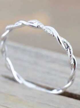 Ins Tide Adjustable Stainless Steel Rings For Women Simple T