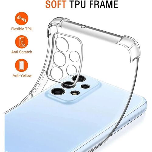 Air Bag Shockproof Clear Case for  Galaxy A52 A72 A13 A23 A3