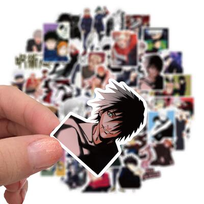 100pcs Jujutsu Kaisen Anime Sticker Sorcery Fight Itadori