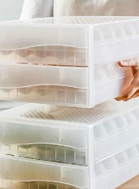 60 Grids Egg Storage Storage Box Double-layer Transparent