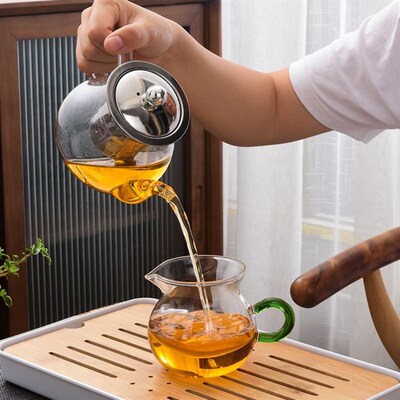 Chinese Kung Fu Tea Set glass Portable Teapot Set
