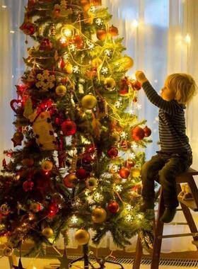 10/20/80Leds Snowflake String Garland Fairy Lights USB/Batte