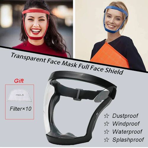 Transparent Security protection Full Face Shield Kitchen Ant