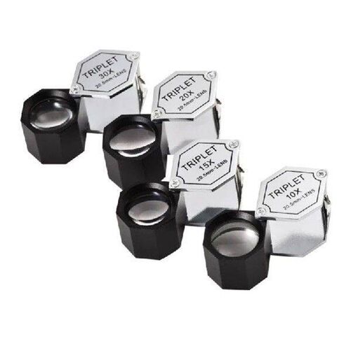 10X/15X/20X/30X Lens Handheld Eye Loupe Magnifier for