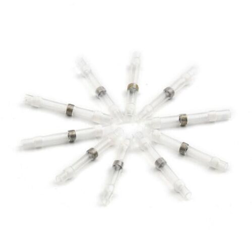 White 1.5mm Electrical Cable Wire Connector 50Pcs Heat Shrin