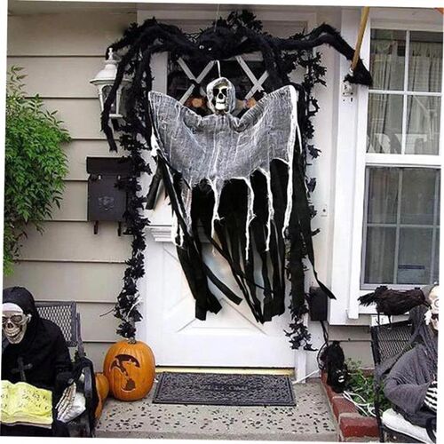Halloween Horror Skull Hanging Decorations Ghost Outdoor Hau
