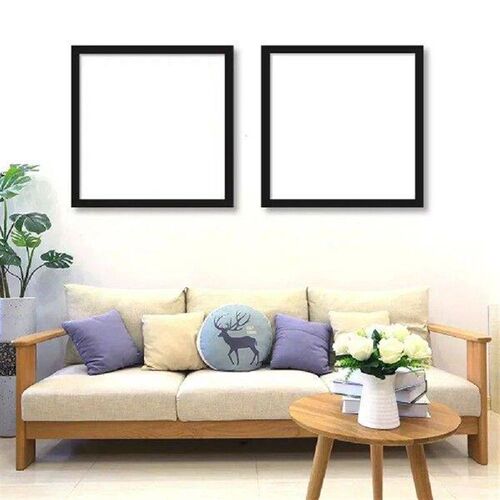 Square Wooden Photo Frame For Wall Hanging Reusable Arts