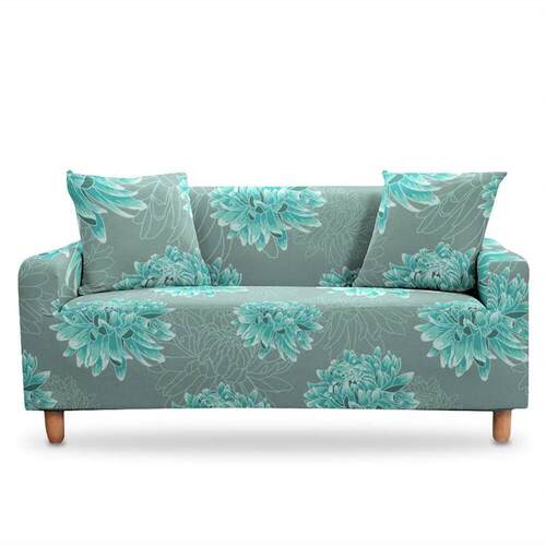 Sretch Sofa ver 3D Digital Flowers Couch ver Elastic Corner