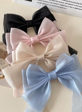 Red bow tie hairpin female Headband hair accessories clip