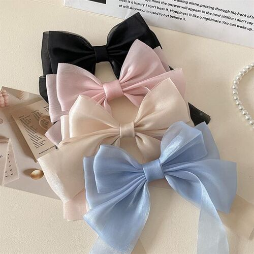 Red bow tie hairpin female Headband hair accessories clip