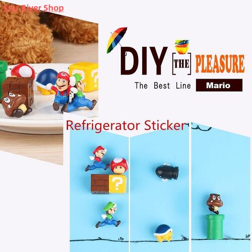 10pcs 3D refrigerator magnet message sticker funny childhood
