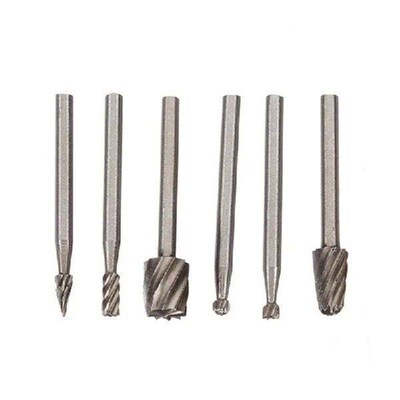 1~15PCS Rotary Cutter File HSS Routing Router Drill Bits