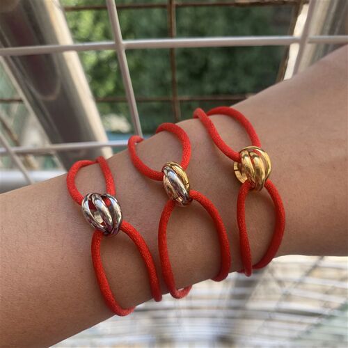 Luxury Unisex Bracelet 3 Metal Buckle Hand Chain Adjustable