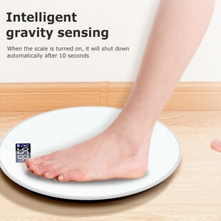 Bathroom Body Scale Weight Scales Round LED Digital Weighing