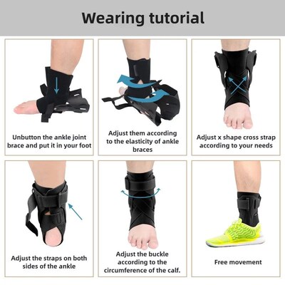 Ankle Sprained Support Brace Ankle Splint Stabilizer Protect