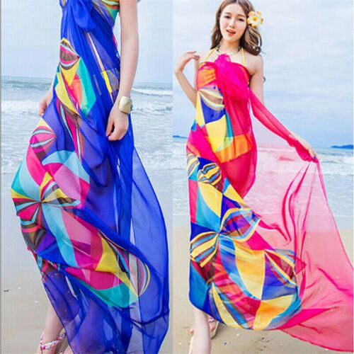 Colorful Printing Beach ver Up Bikini 2023 Summer Beach Wear