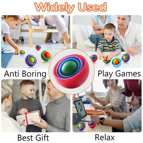 3D Rotation Ball Fidget Gyro Sensory Toys for Kids Teens Adu
