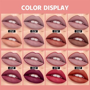 2 In 1 Lip Liner Matte Lipstick Pencil Contour Tint Waterpro