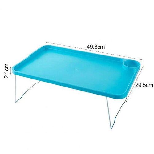 Laptop Bed Table Portable Folding Laptop Table with Cup