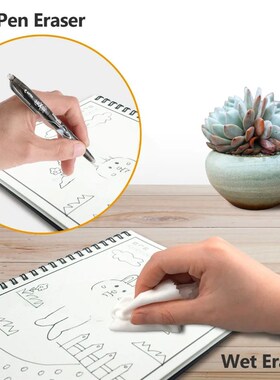 A5 B5 Smart Erasable Notebook Paper Erase Notepad Note Pad L
