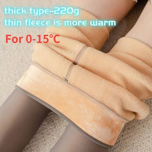 Thick Thermal Tights Stockings Women Warm Pantyhose Winter T