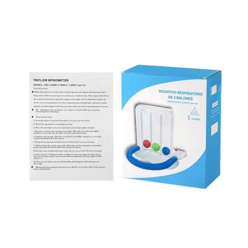New.Lung Function Breathing Exerciser 3 Balls Breathing Trai