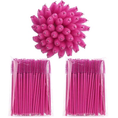 100pcs Disposable Eyelash Brushes Spoolies Micro Lash Mascar