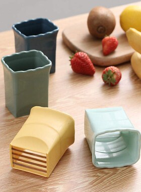 Strawberry cutting fruit platter, strawberry banana press,
