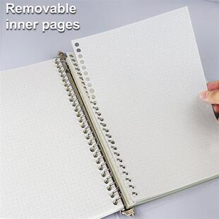 A4/B5/A5 Loose Leaf Refill Binder Notebook Blank/Line/Grid/C