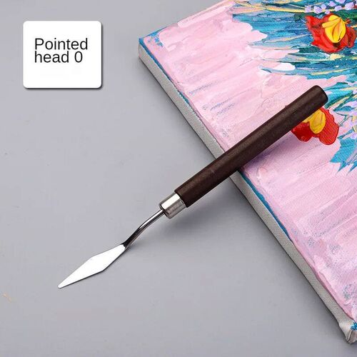 Set Stainless Steel Oil Painting Knives Artist Crafts Spatul