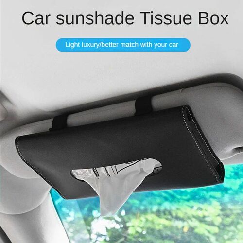 1 Pcs Car Tissue Box Towel Sets Car Sun Visor Tissue Box Hol