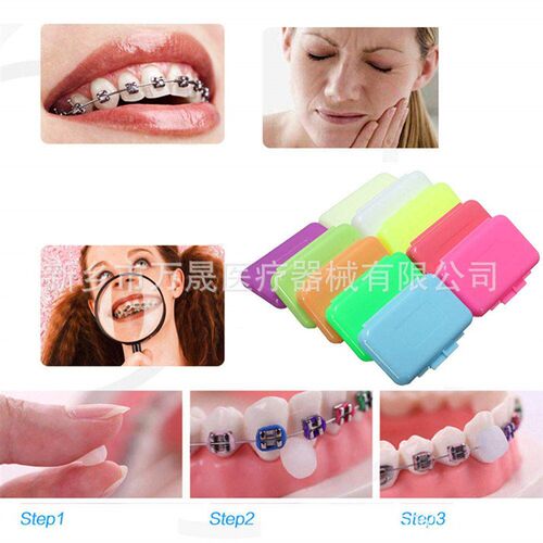 10Packs Dental Orthodontics Ortho Wax Mix Scent for Braces