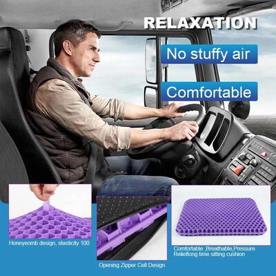 Gel Seat Cushion Summer Breathable Honeycomb Design For Pres