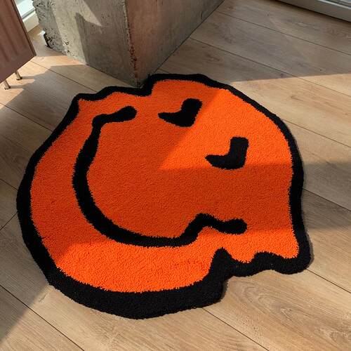 LAKEA Twisted Smile Plush Carpet Rug Purely Handmade Soft Su