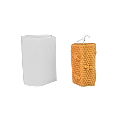 Cylinder Hexagonal Column Candle Silicone Mold Epoxy Resin