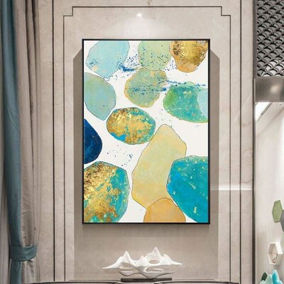 light luxury minimalist abstract living room decorative pain